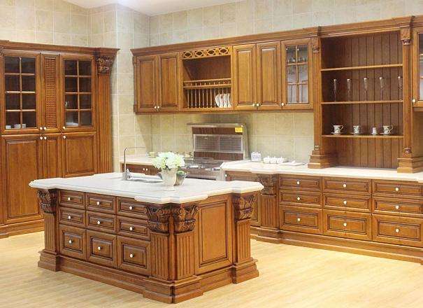 实木型不锈钢整体橱柜