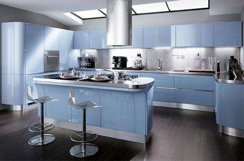 现代风不锈钢橱柜