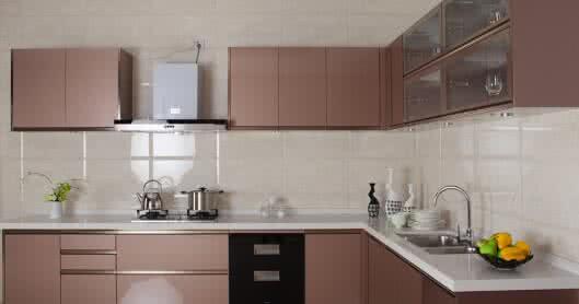 现代风不锈钢整体橱柜