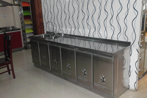 拉丝不锈钢台面